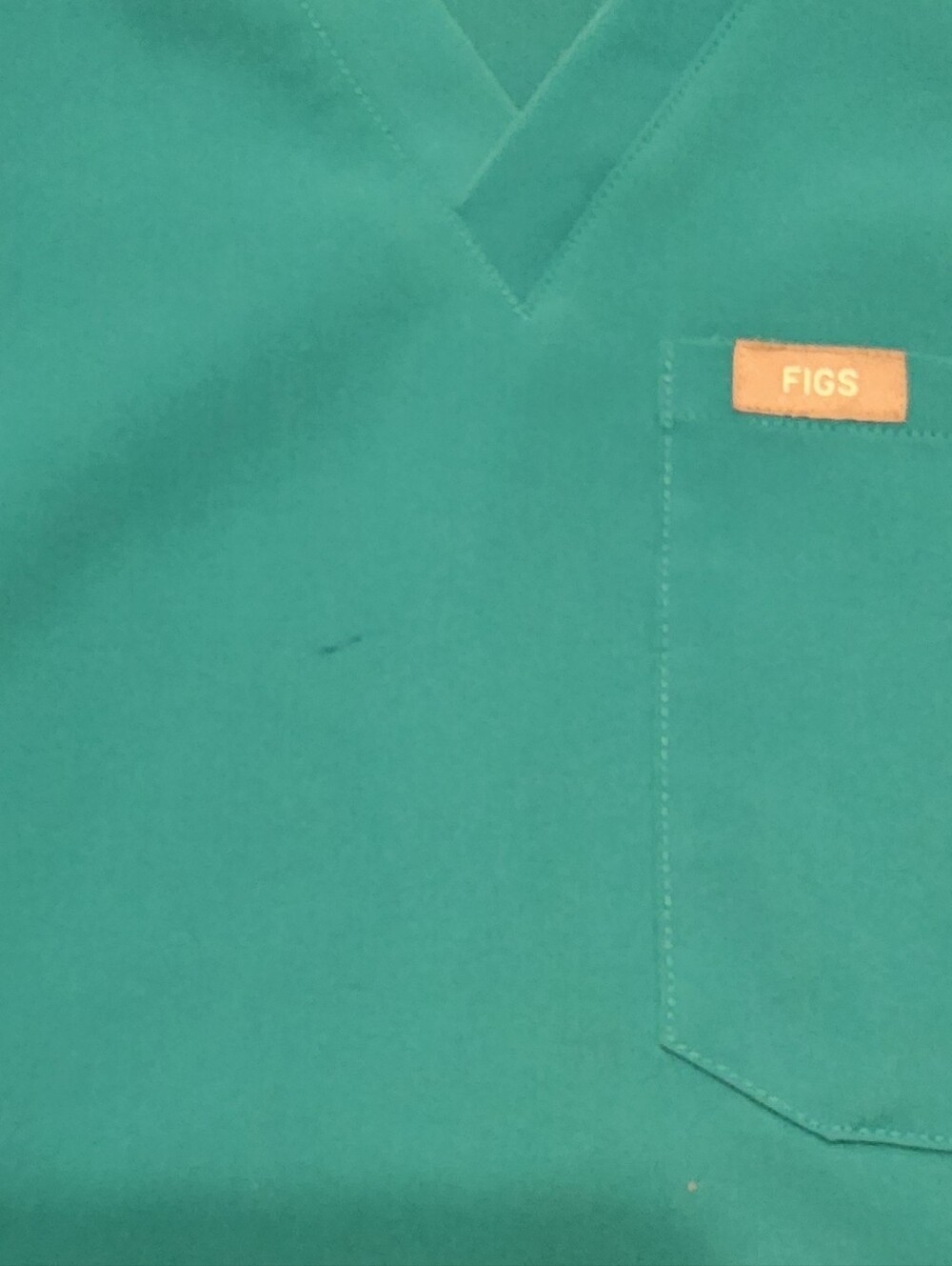 Figs Teal Medical Scrub Set - Top & Pants - Picture 7 of 7